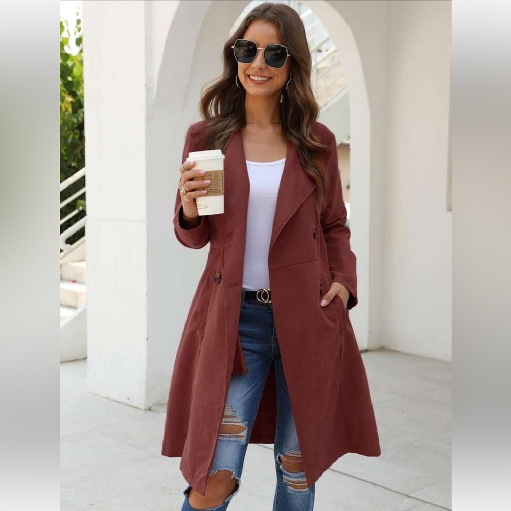 WINE/BURGUNDY JACKET | XS